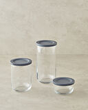 English Home Fresh Safe Cam Kavanoz 1400 ml Gri