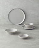 English Home Mile Seramik Pasta Tabağı 20 cm Gri