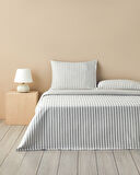 English Home Pure Waffle İpliği Boyalı Tek Kişilik Nevresim Takımı 160x220 cm Gri