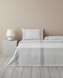 English Home Bold Braid İpliği Boyalı Çift Kişilik Nevresim Takımı 200x220 cm Gri