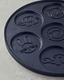 English Home Prime Expert Animals Alüminyum Pankek Tava 28 cm Siyah