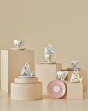 English Home Valentina New Bone China 4 Parça 2 Kişilik Kahve Fincan Takımı 80 ml Lila