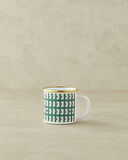 English Home Retro Plaid Emaye Kupa 350 ml Renkli