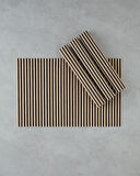 Serene Bambu 4'lü Amerikan Servis 30x45 cm Siyah-Krem