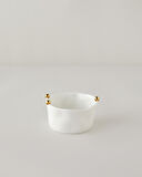 Golden Gleam Porselen Kase 15 cm Beyaz-Gold