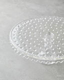 English Home Bubbles Cam Kek Standı 25x11 cm Şeffaf