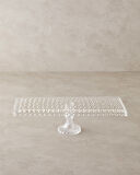English Home Bubbles Cam Kek Standı 39,5x13,5x11 Cm Şeffaf