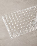 English Home Bubbles Cam Kek Standı 39,5x13,5x11 Cm Şeffaf