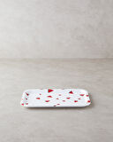 English Home Watermellies Plastik Tepsi 31x21 Cm Beyaz - Kırmızı