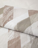 English Home Modern Argyle Pamuklu Ranforce Tek Kişilik Nevresim Takımı 160x220 cm Bej