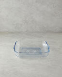 English Home Bake&Serve Cam Kare Izgaralı Fırın Kabı 30x27 cm Şeffaf