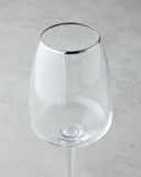 English Home Serenity Kristalin 2'li Kadeh 440 ml Silver