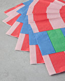 Summer Checkers 20'li Kağıt Peçete 33x33 cm Pembe - Yeşil