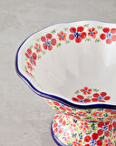 Botanic Stoneware Sunumluk 23x23x14 Cm Renkli