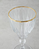 English Home Mirage Cam 3'lü Kadeh 300 ml Şeffaf-Gold