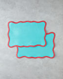 Daydream PP 2'li Amerikan Servis 30x45 cm Mavi - Pembe