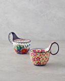 Botanic Stoneware Kupa 375 ml Renkli