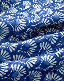 Aquatic Flowers King Size Çok Amaçlı Örtü 240x220 cm Lacivert