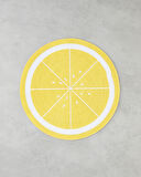 Summer Lemon PP 2'li Amerikan Servis 38 cm Sarı