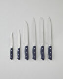 Smart Cut Paslanmaz Çelik 7 Parça Bıçak 34.5x34x34x31x24x21 cm Siyah