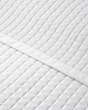 Splendor Saten Çift Kişilik Yatak Örtüsü Takımı 200x220 cm Beyaz