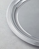 Glow Metal Tepsi 35 cm Silver