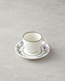 English Home Mistia Bone Porselen 4 Parça 2 Kişilik Kahve Fincan Takımı 90 ml Mavi