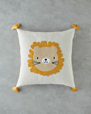 English Home Sweet Cat Bebe Dekoratif Kırlent 45x45 cm Ekru
