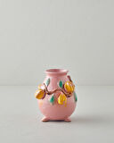 Summer Fruit Vazo 19x18x19 cm Pembe