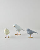 Birds Biblo 14x6,5x12,5 cm Antrasit