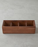 Kavita Takı Kutusu 26,5x8,5x9,5 cm Koyu Kahverengi