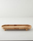 Lema Dekoratif Tepsi 42,8x14,8x5,5 cm Kahverengi