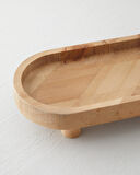 Lema Dekoratif Tepsi 42,8x14,8x5,5 cm Kahverengi