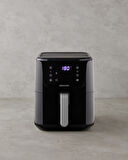English Home AIF 2030 XL Sıcak Tutma Hazneli Air Fryer 1500W Siyah-Krom