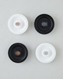 CMK DEMLİK KAPAĞI BEYAZ LOGOLU Krom