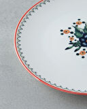 Whimsical Bone Porselen Pasta Tabağı 19 cm Renkli
