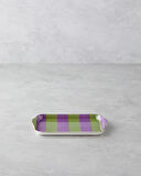 Boldband Melamin Tepsi 23x14 cm Yeşil-mor