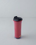 English Home Good Mood Everyday Akrilik Travel Mug 350 ml Kırmızı