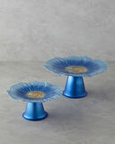 Sunflower Cam Kek Standı 21 cm Mavi