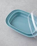 Fausta Plastik Saklama Kabı 17,4 x 12,5 x 6 cm Yeşil