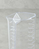 English Home Count Plastik Ölçü Kabı Mutfak Gereci 7,5x8x18 cm Şeffaf