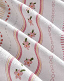 Daisy Stripes Ecosoft Tek Kişilik Pike 150x220 cm Pembe