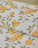 Amalfi Breeze Baskılı Çift Kişilik Pike Takımı 200x220 cm Sarı