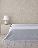Pure Leaves Ecosoft Çift Kişilik Pike 200x220 cm Mavi