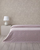 Bright Floral Ecosoft Tek Kişilik Pike 150x220 cm Pembe