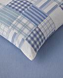 Modern Plaids Soft Tek Kişilik Pike Takımı 150x220 cm Mavi
