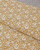 Spring Petal Baskılı Çift Kişilik Pike Takımı 200x220 cm Sarı