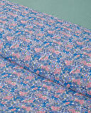 Petit Chamomile Baskılı Tek Kişilik Pike Takımı 150x220 cm Pembe