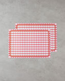 Sommertanz Polipropilen 2'li Amerikan Servis 29x42 cm Kırmızı