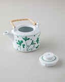 English Home Mintopia Porselen Demlik 850 ml Beyaz - Yeşil